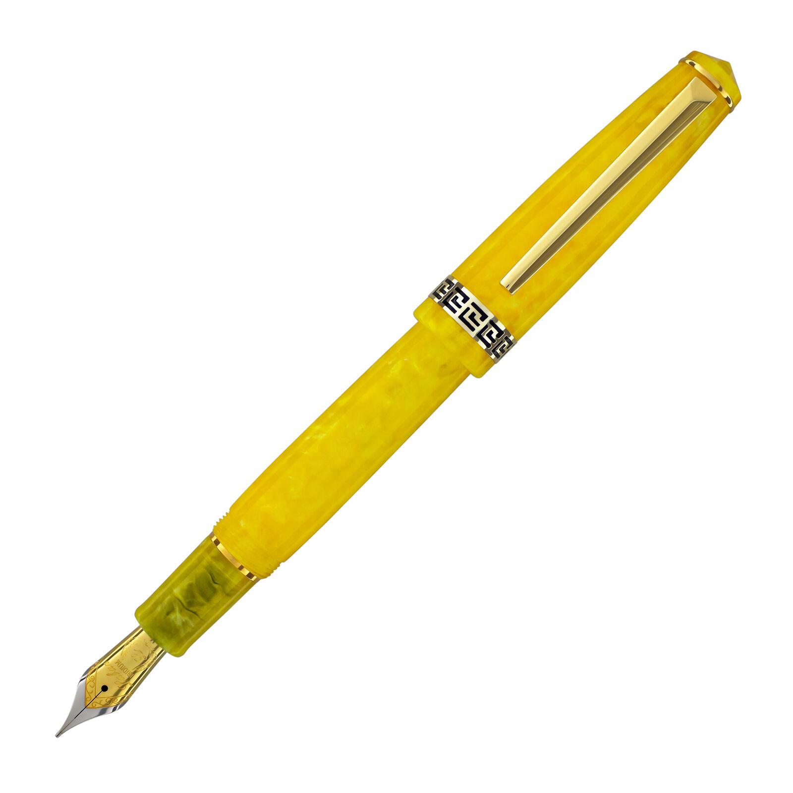 Laban Rosa Fountain Pen in Sunny Yellow - Extra Fine Point - NEW in Box