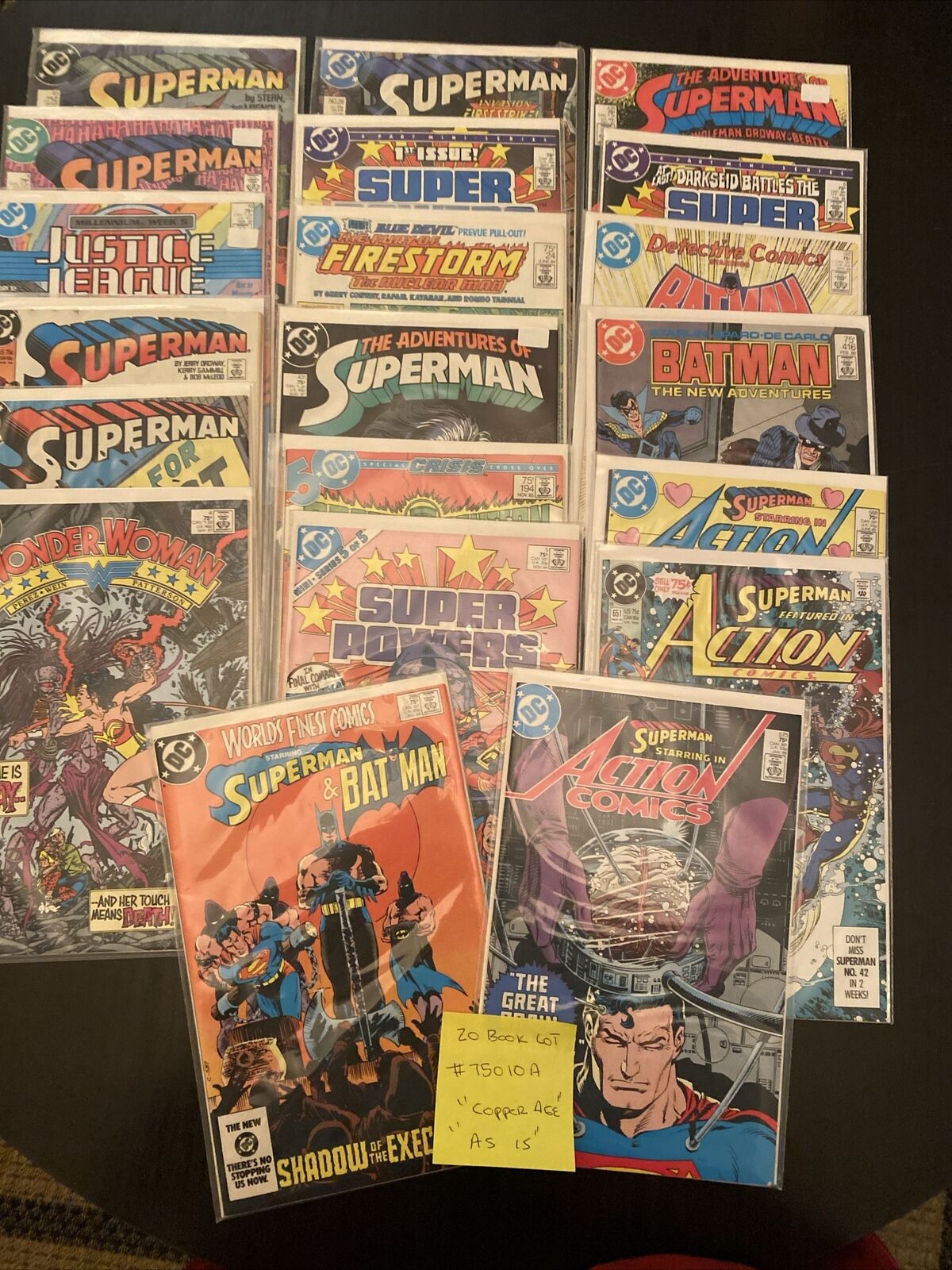 DC Comics Vintage 75c / 20 Book Lot. Various Titles. **Copper Age** Lot# 75010A