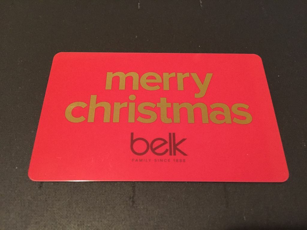 BELK Merry Christmas ( 2021 ) Gift Card ( $0 )