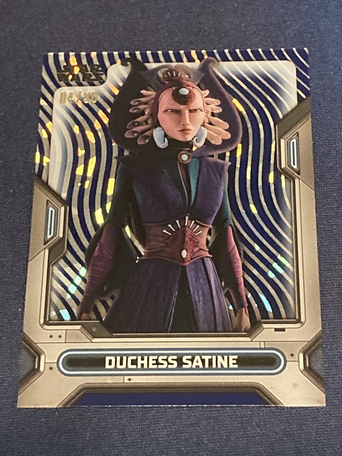 2023 Star Wars High Tek - Duchess Satine #27 - Blue Diffractor 04/50 - Read