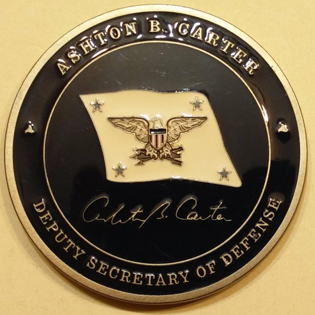 Deputy Secretary of Defense Ashton B Carter Challenge Coin  / Ash
