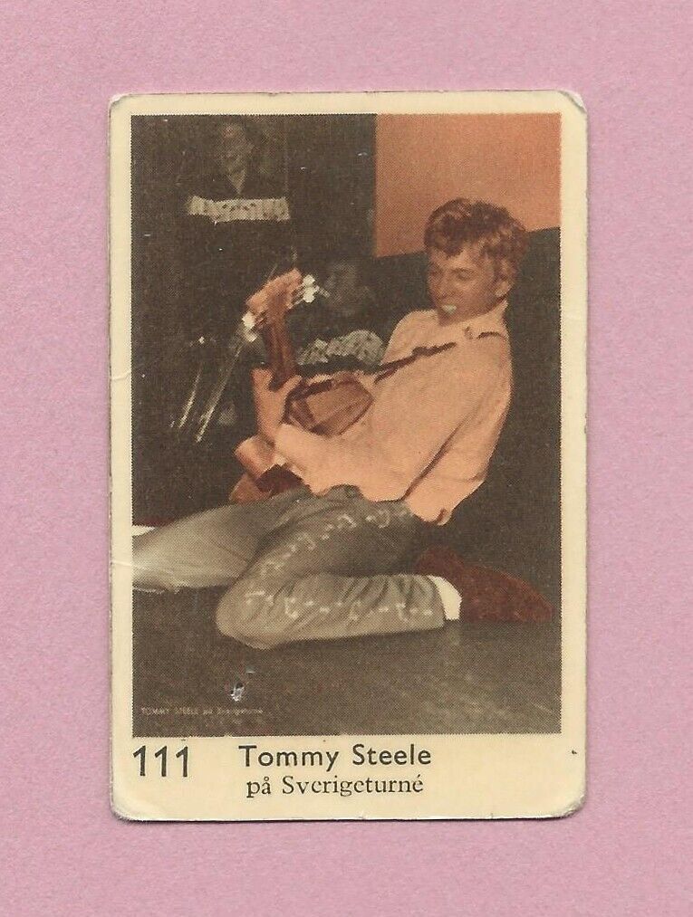 1957-58 Dutch Gum Card (1-145) #111 Tommy Steele