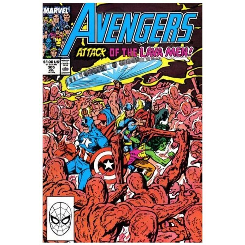 Avengers (1963 series) #305 in Near Mint minus condition. Marvel comics [v|