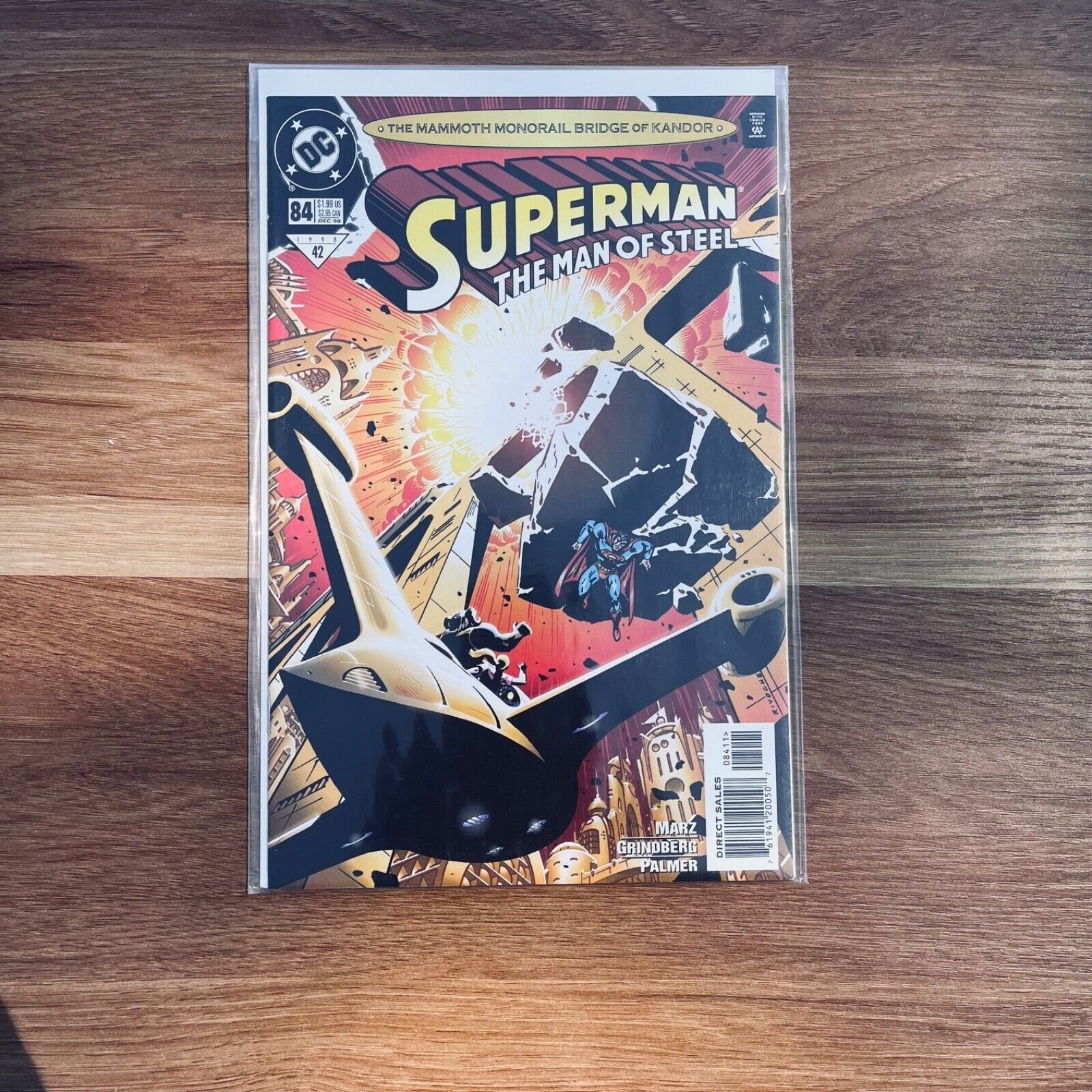 Superman: The Man of Steel #84 Comic Book DC 1998