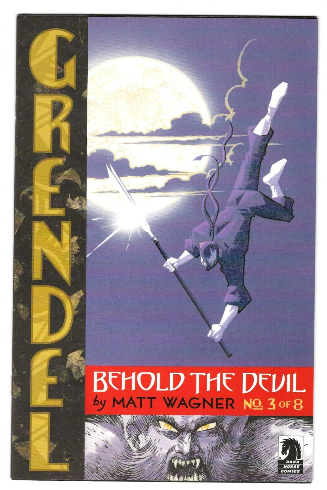 Dark Horse Comics GRENDEL BEHOLD THE DEVIL #3 first printing
