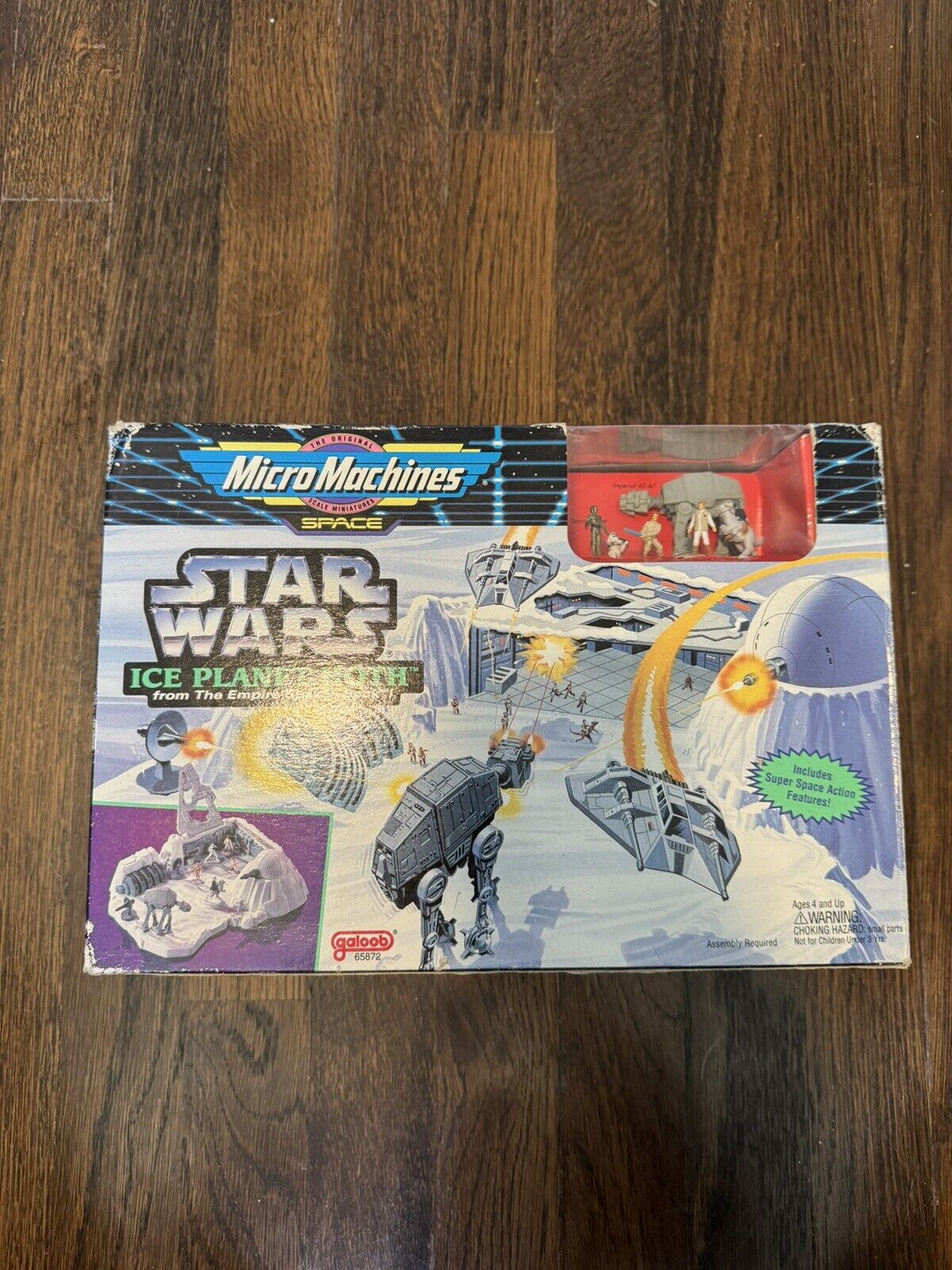 Vintage Star Wars Micro Machines Ice Planet Hoth Playset 1994 Galoob - Complete