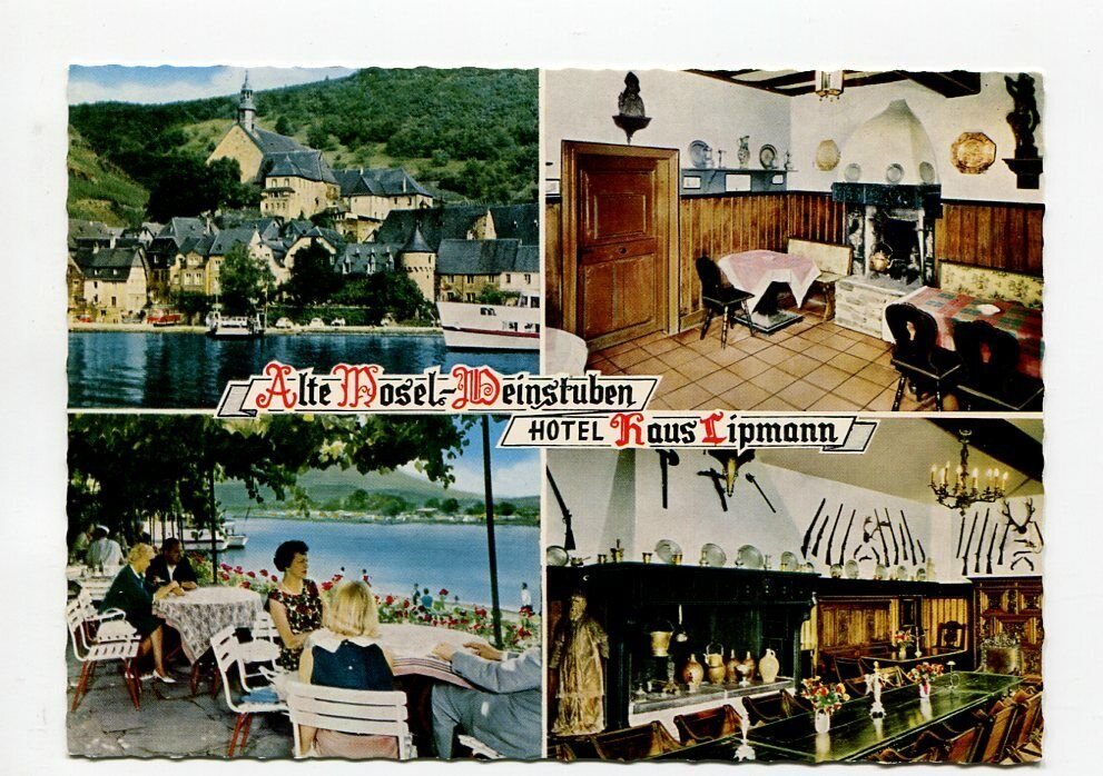 Ancient Ak Advertising Hotel Home Lipmann Beilstein Mosel Various Views 39
