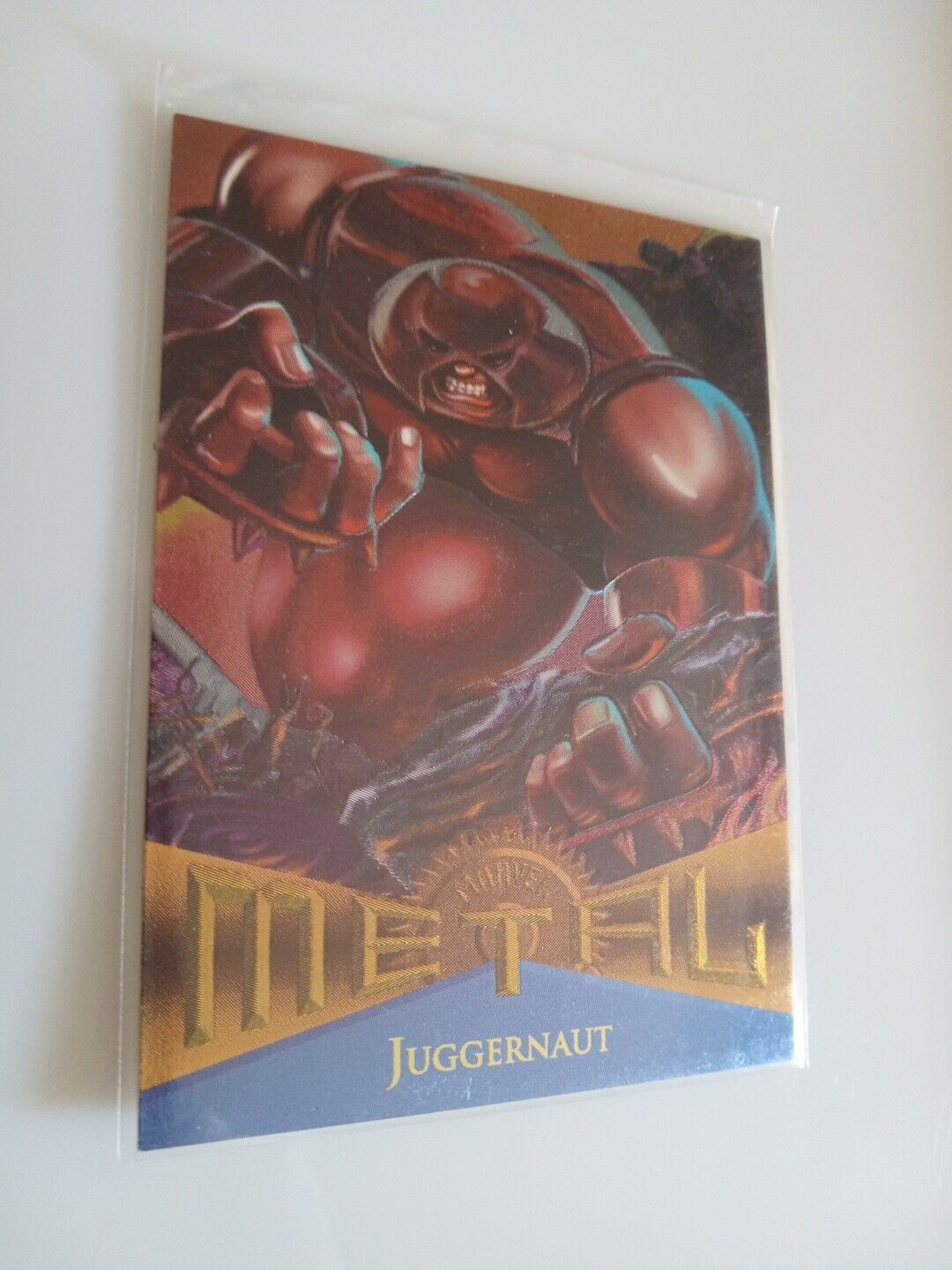 2005 Marvel Metal The Juggernaut Gold Fleer