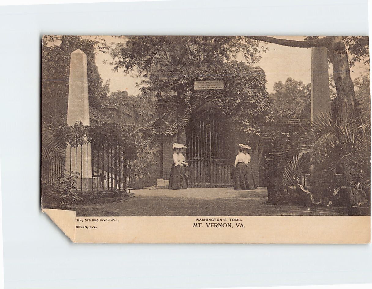 Postcard Washington\'s Tomb, Mount Vernon, Virginia