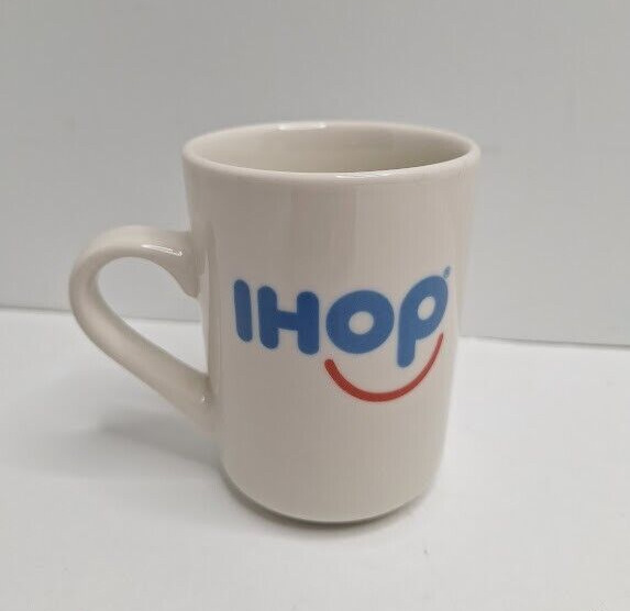 IHOP Coffee Mug Cup Smiling Vintage Restaurant Warehouse of Pancakes Tuxton #17