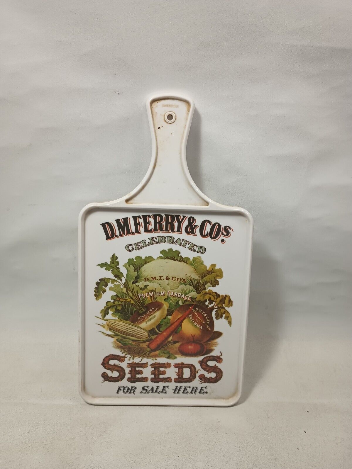 D.M. Ferry & Co Seeds Cutting Board Vintage Advertising e23