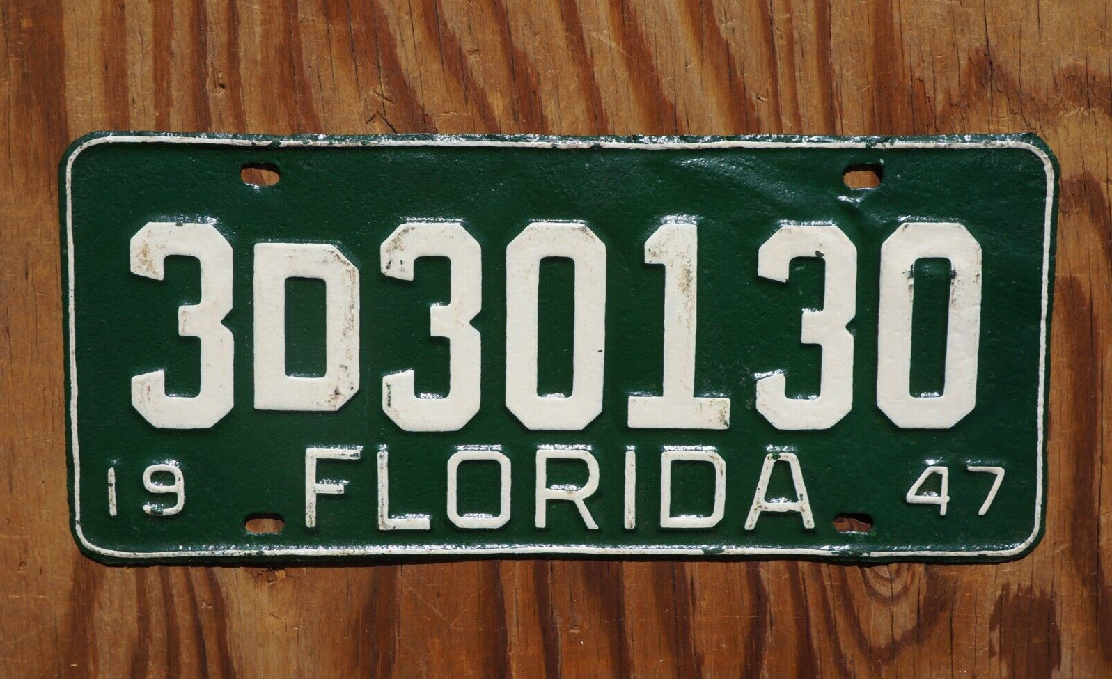 1947 Florida SUNSHINE STATE License Plate