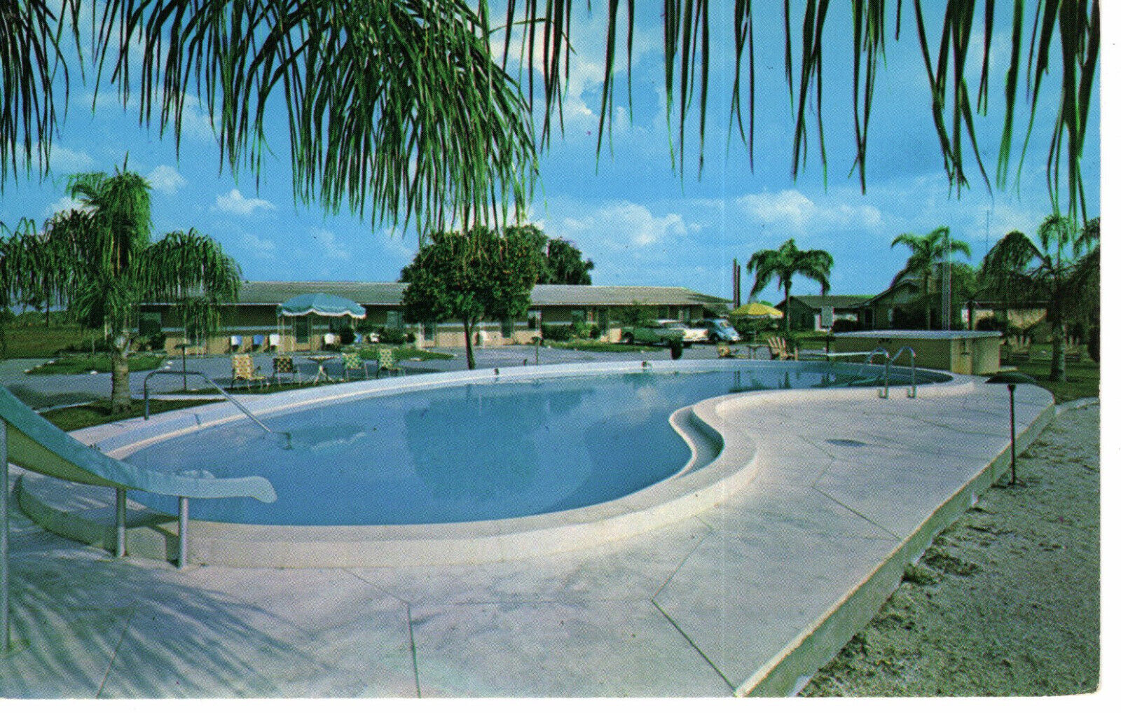 Vintage Postcard FL Lakeland Lake Breeze Motel Restaurant c1975 -1509