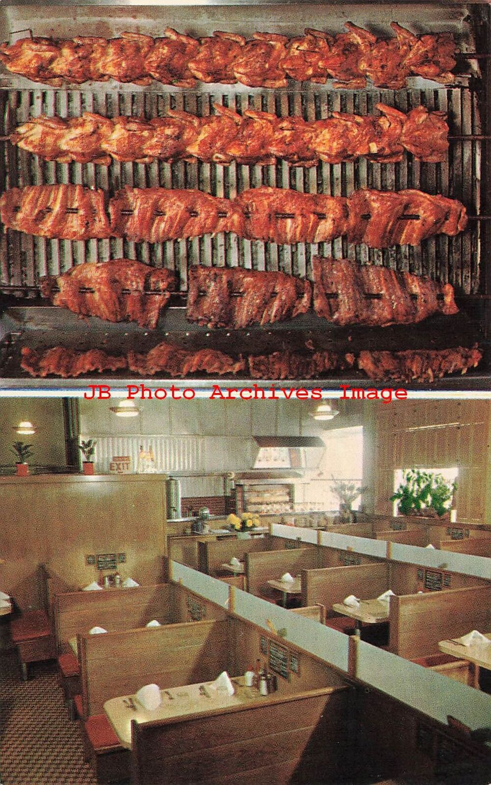 CA, Los Angeles, California, Original BBQ Restaurant, Colourpicture No P21488