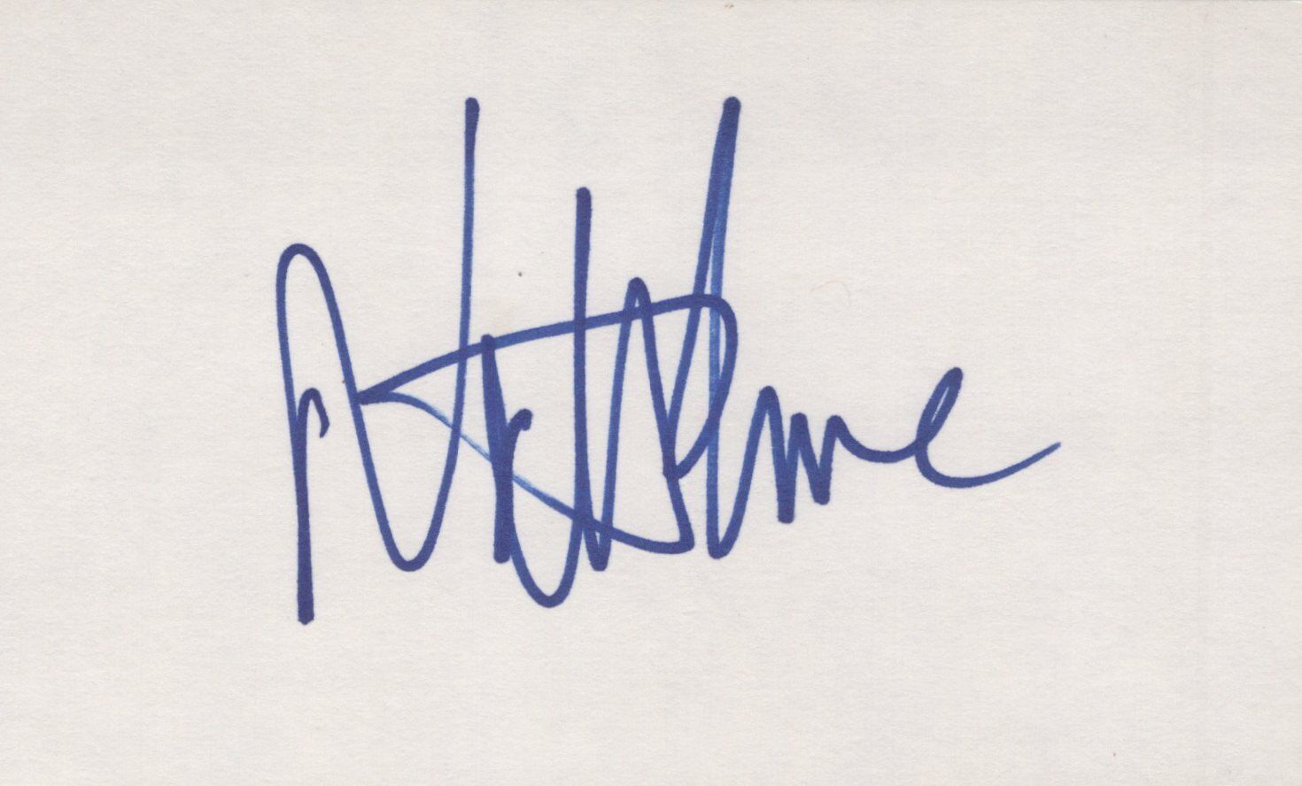 Nathan Lane signed 3x5 card Vintage