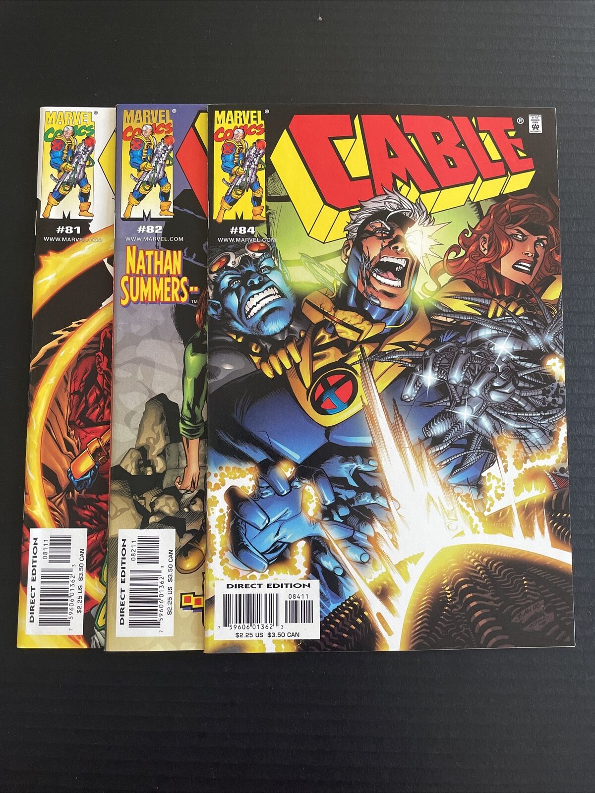 Cable lot #81, 82, 84 - Marvel Comics - 2000