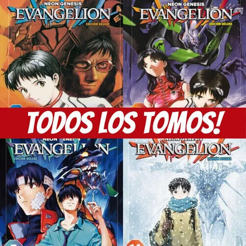 Evangelion Neon Genesis Deluxe, 1 al 6. Coleccion. Manga en ESPAÑOL. Spanish