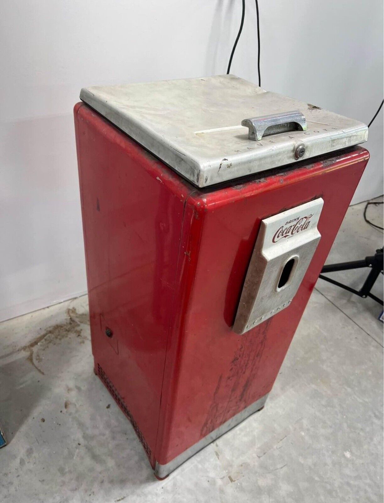 Rare Coca Cola FD-2 Office Dry Cooler Works Gets Cold