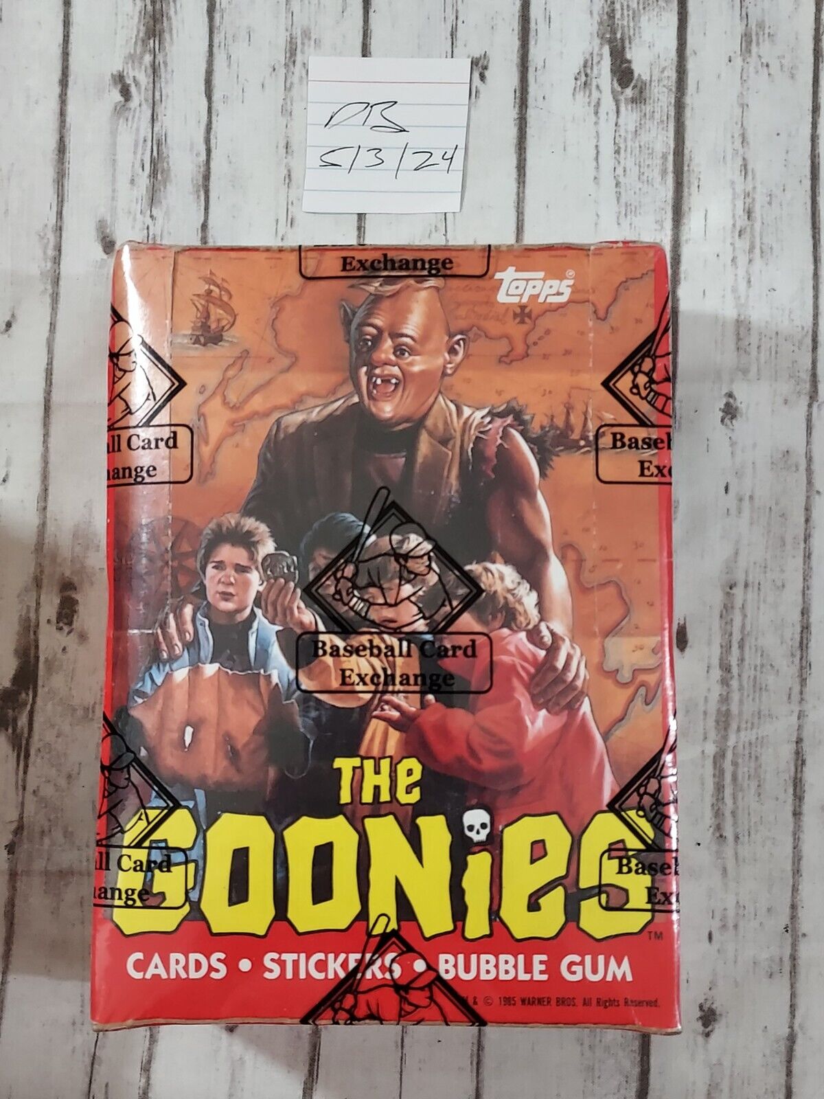 1985 Topps The Goonies Wax Box BBCE Vintage 