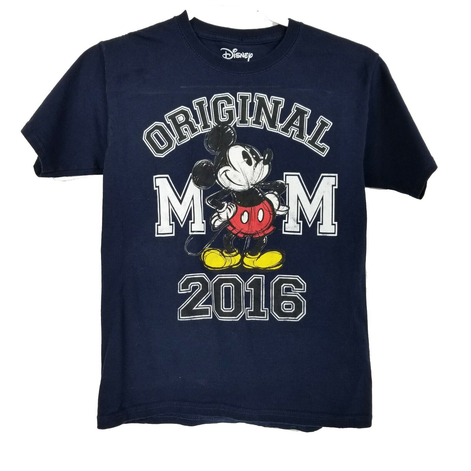 Disney 2016  Mickey Navy Kids T shirt Size L