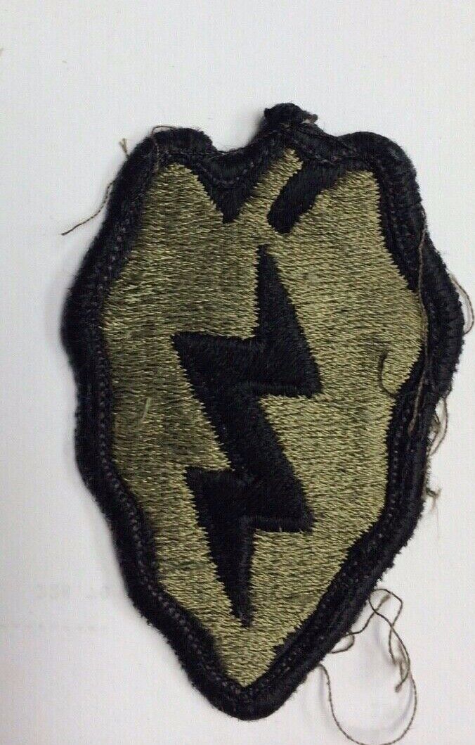 Vietnam era US Army 25th Infantry Division OD Subdued Green patch #25