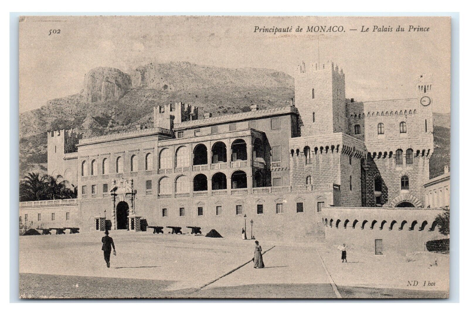 Postcard Principaute de Monaco - Le Palais de Prince T5