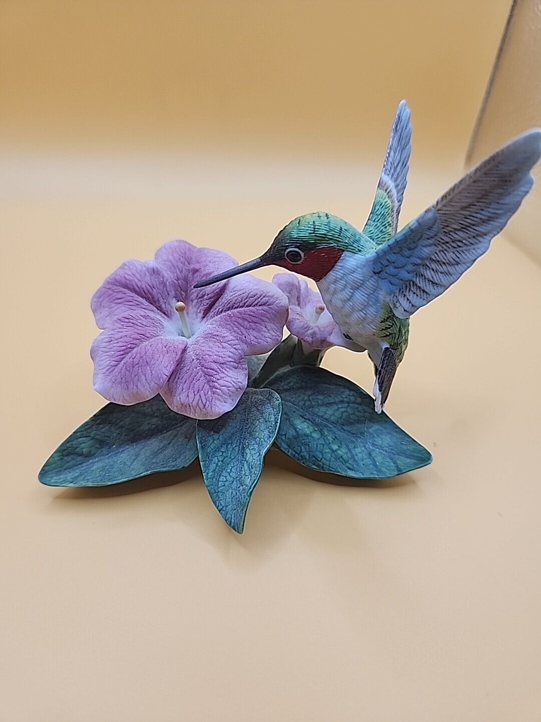 LENOX Limited Edition Vintage Garden Birds Ruby Throated Hummingbird In Box