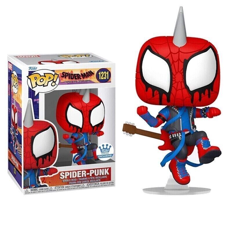 Funko POP Spider-Man: Across the Spiderverse 1231# Spider-Punk Vinyl Figures