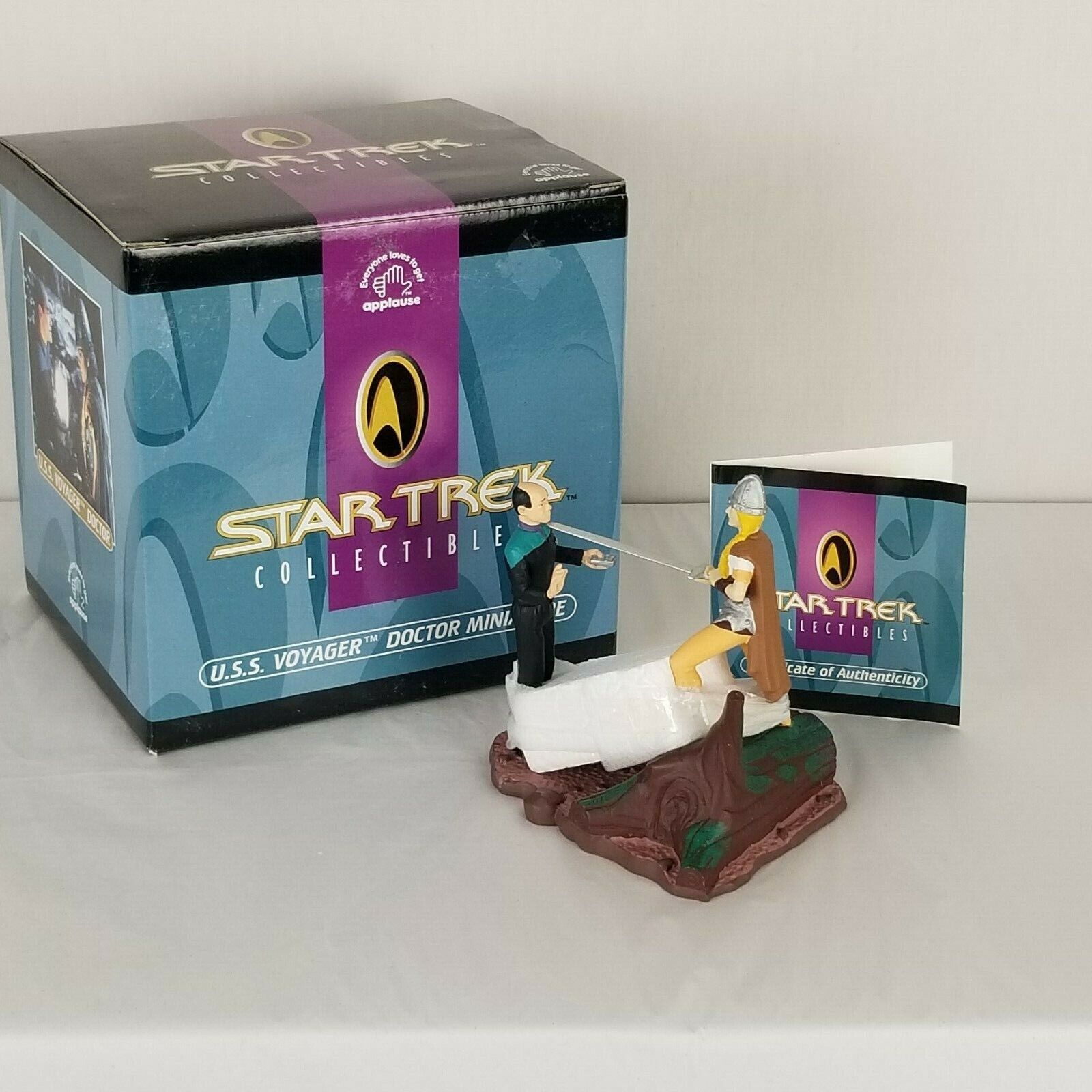 Star Trek Collectibles USS Voyager Doctor Miniature Applause 1997 