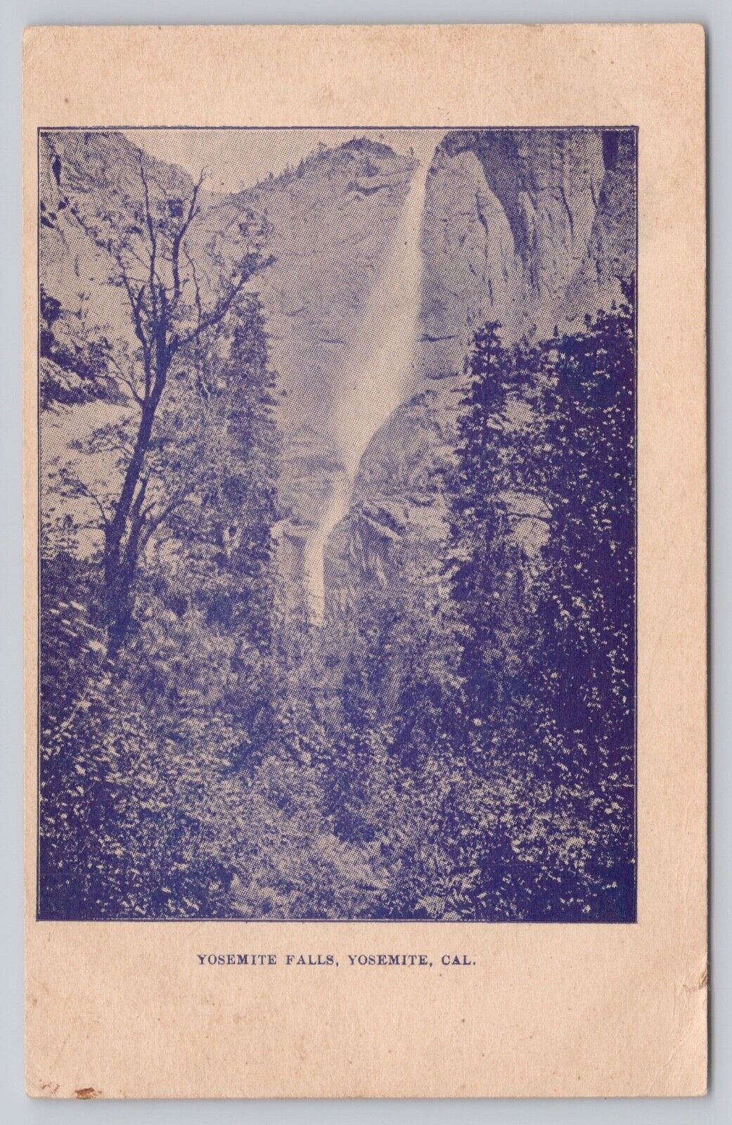 Postcard Yosemite Falls Yosemite California c1910