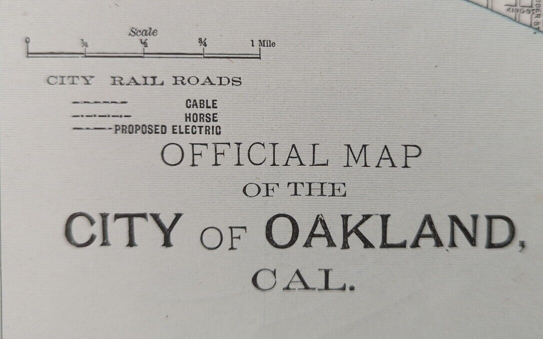 1892 OAKLAND CALIFORNIA Map 11\