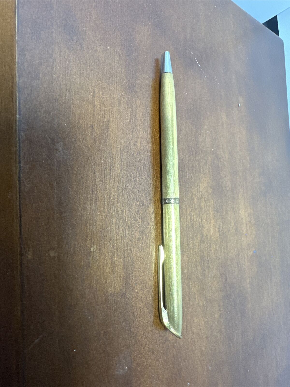 Vintage Kreisler Karat Crown Heavy Gold Electroplate Ballpoint Pen, Excellent