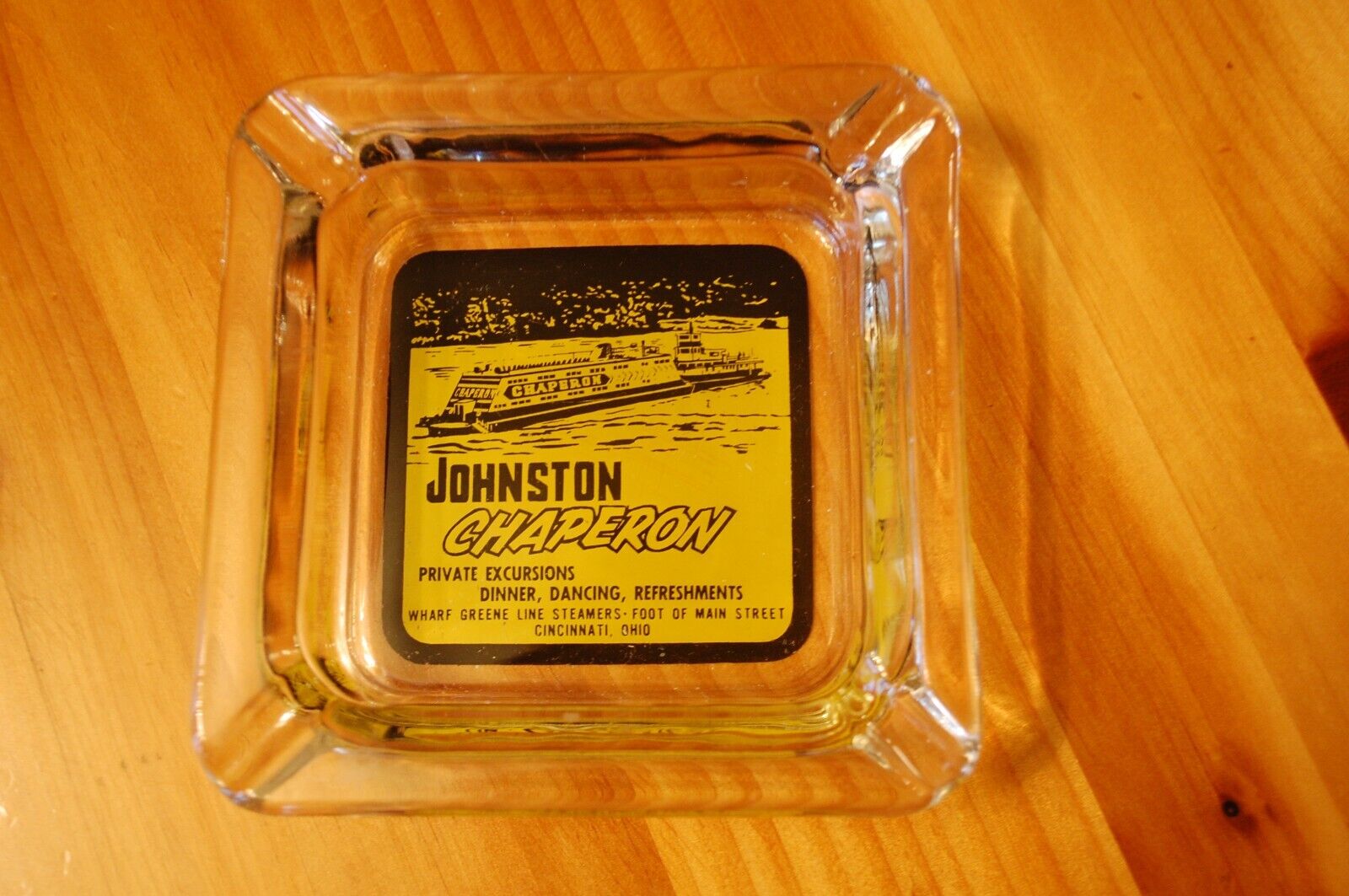 Vintage Johnston Chaperon (Cincinnati) Ashtray