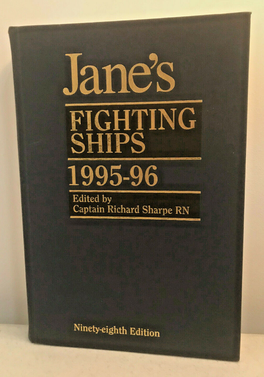 Jane\'s Fighting Ships 1995-96 Hardcover ed. by Capt. Richard Sharpe RN 98th ed.