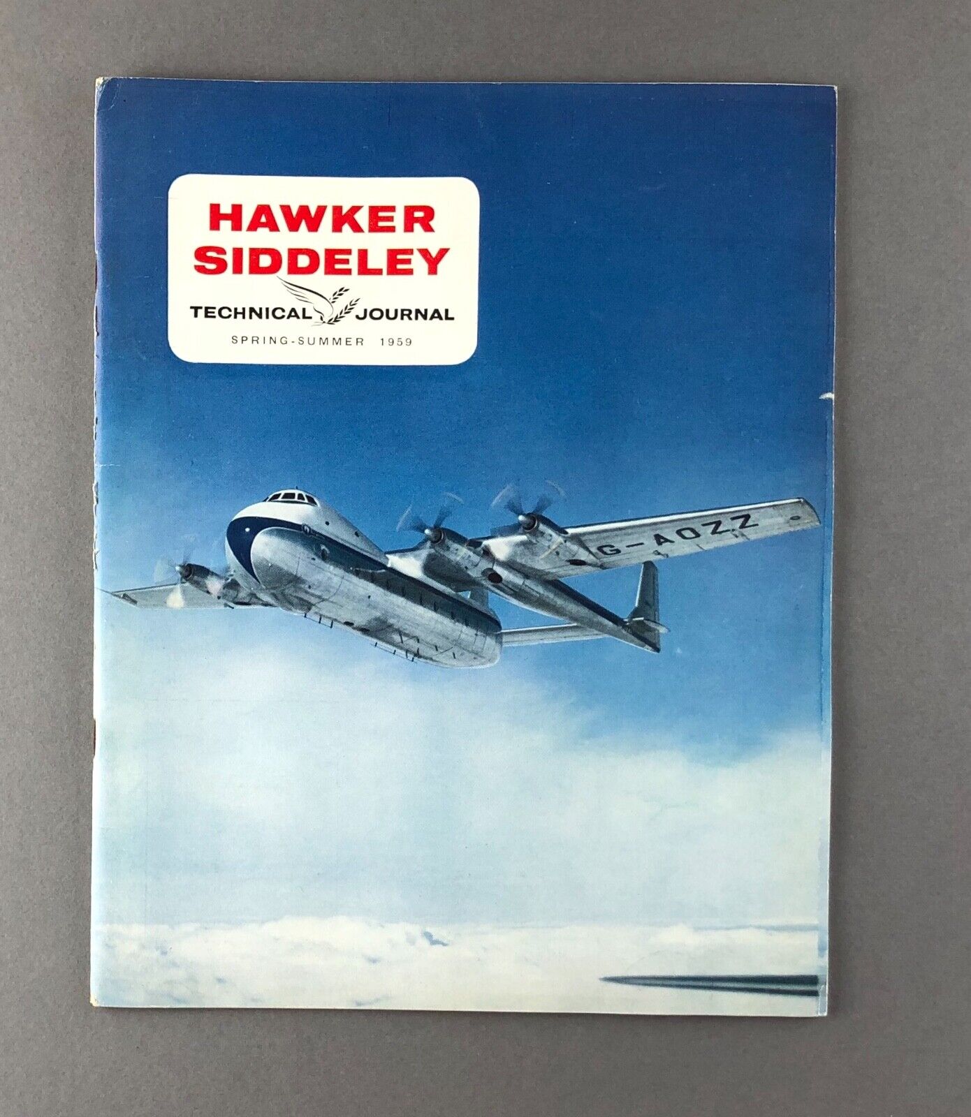 HAWKER SIDDELEY TECHNICAL JOURNAL SPRING - SUMMER 1959  