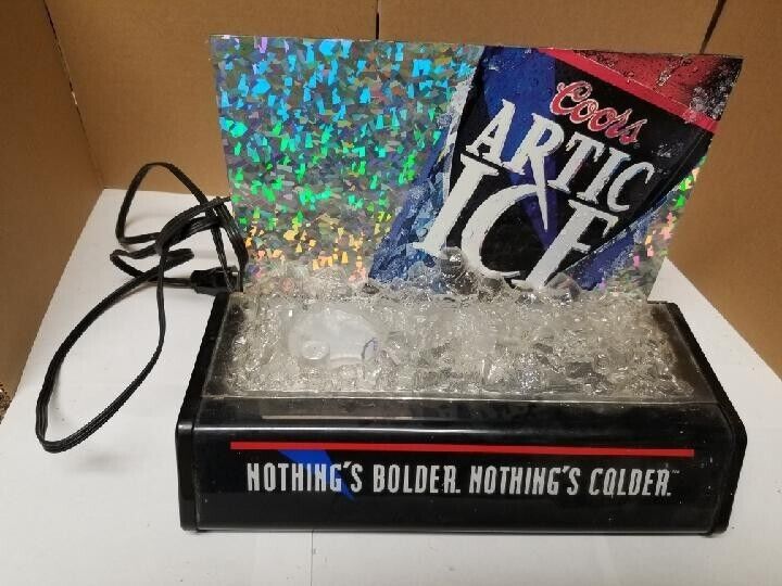 1994 Coors Artic Ice Lighted Beer Display