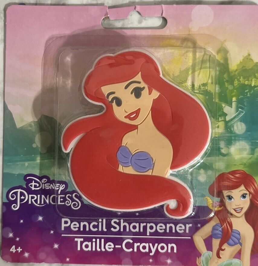 New The Little Mermaid Ariel Pencil Sharpener Walt Disney Princess