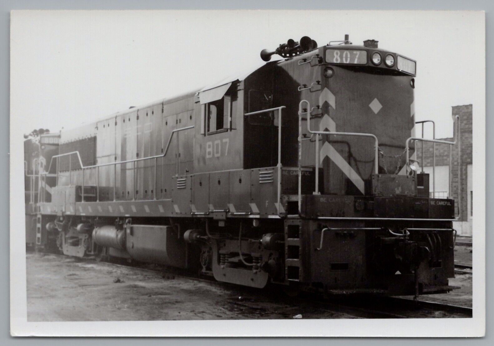 Railroad Photo - Frisco Lines #807 U25B Locomotive 1962 Birmingham Alabama