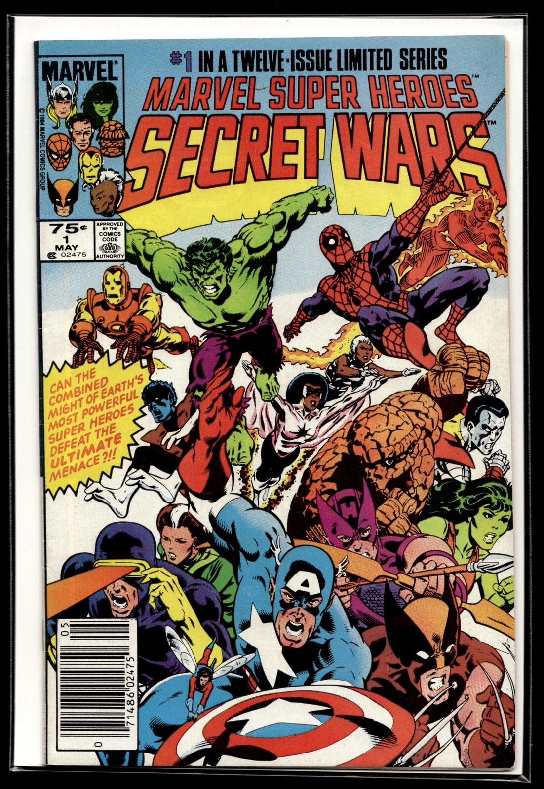 1984 Secret Wars #1 Newsstand Marvel Comic