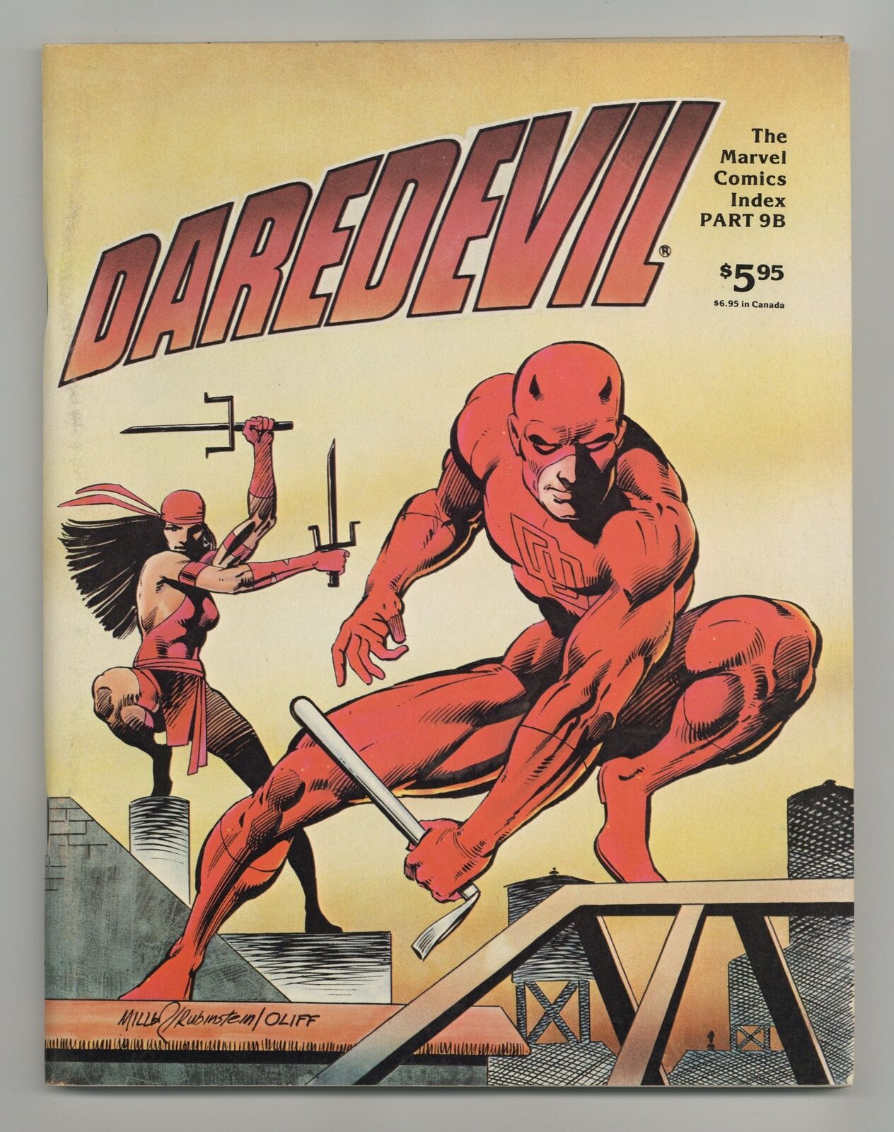 Marvel Comics Index #9B VG+ 4.5 1982 Low Grade