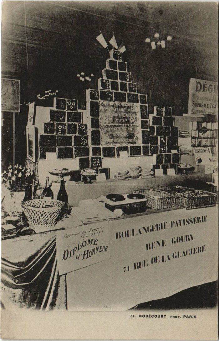 CPA Boulangerie Patisserie René Goury PARIS 13e 71, rue de la Glaciere (16972)