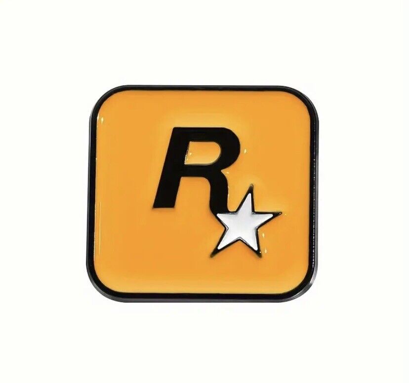 Rockstar Games Logo Enamel Pin **NEW**