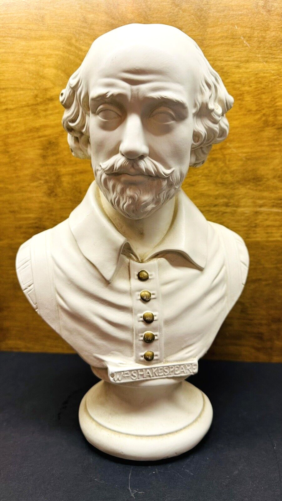 Vintage Ceramic Bust Sculpture Of William Shakespeare 14\