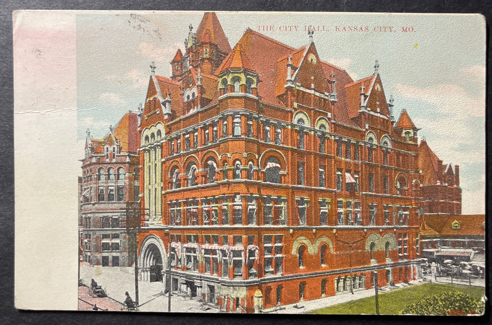 The City Hall Kansas City Missouri printed 1911 Concordia KS
