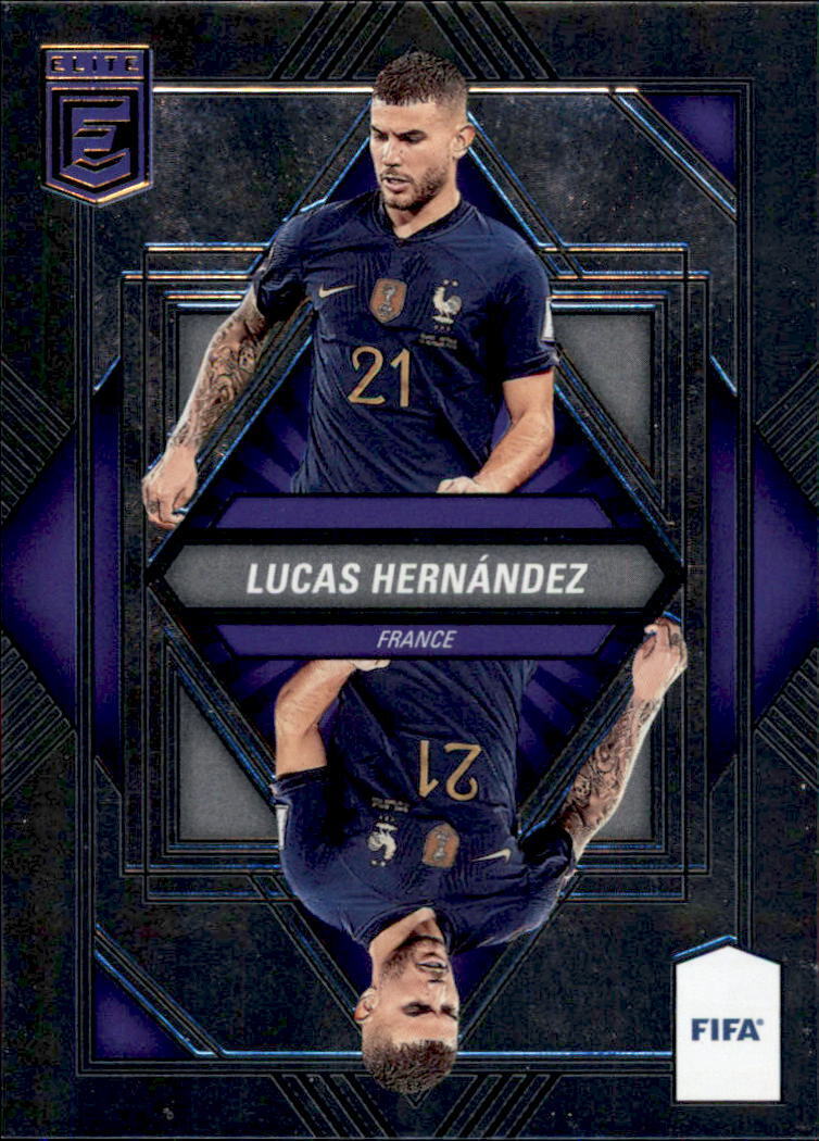 Card 16 Lucas Hernandez (France) Panini Donruss Elite FIFA 22-23 Elite Deck