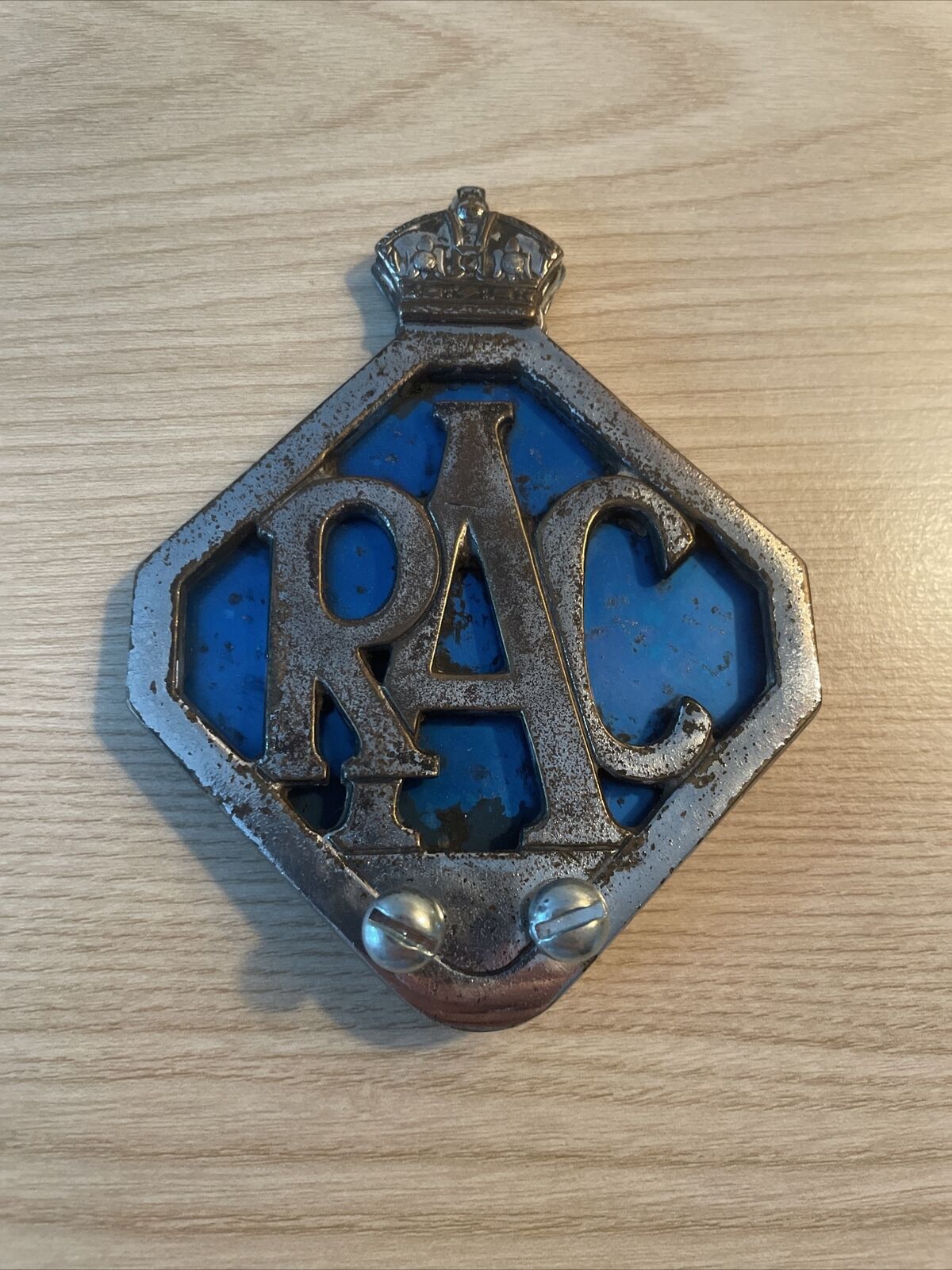 British Royale Automobile Club Car Badge