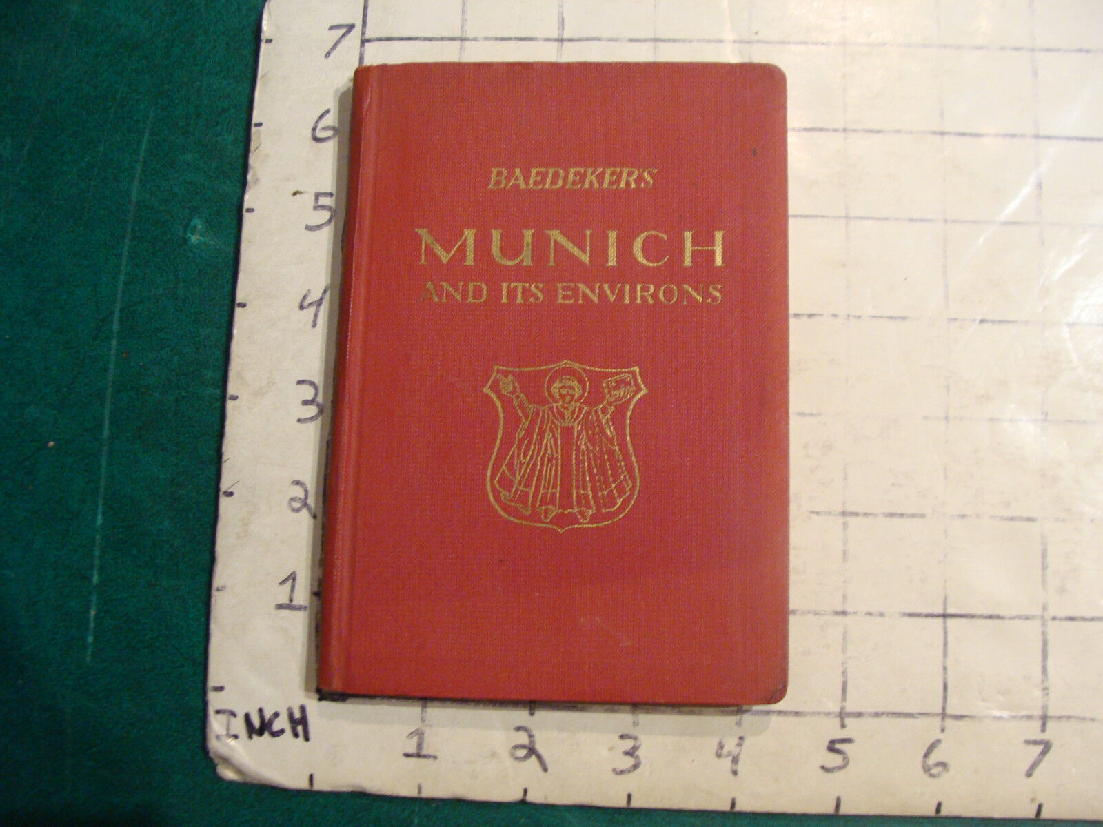 vintage travel: MUNICH and its Environs; 1950 by Karl Baedeker w/ Maps