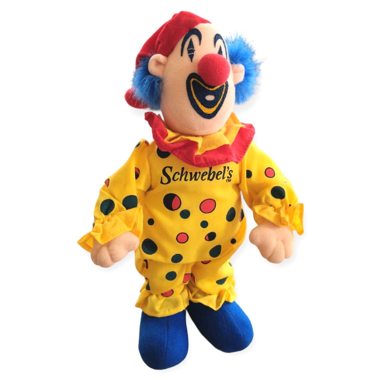 Schwebel\'s Bread Happy The Clown Plush Doll 10\