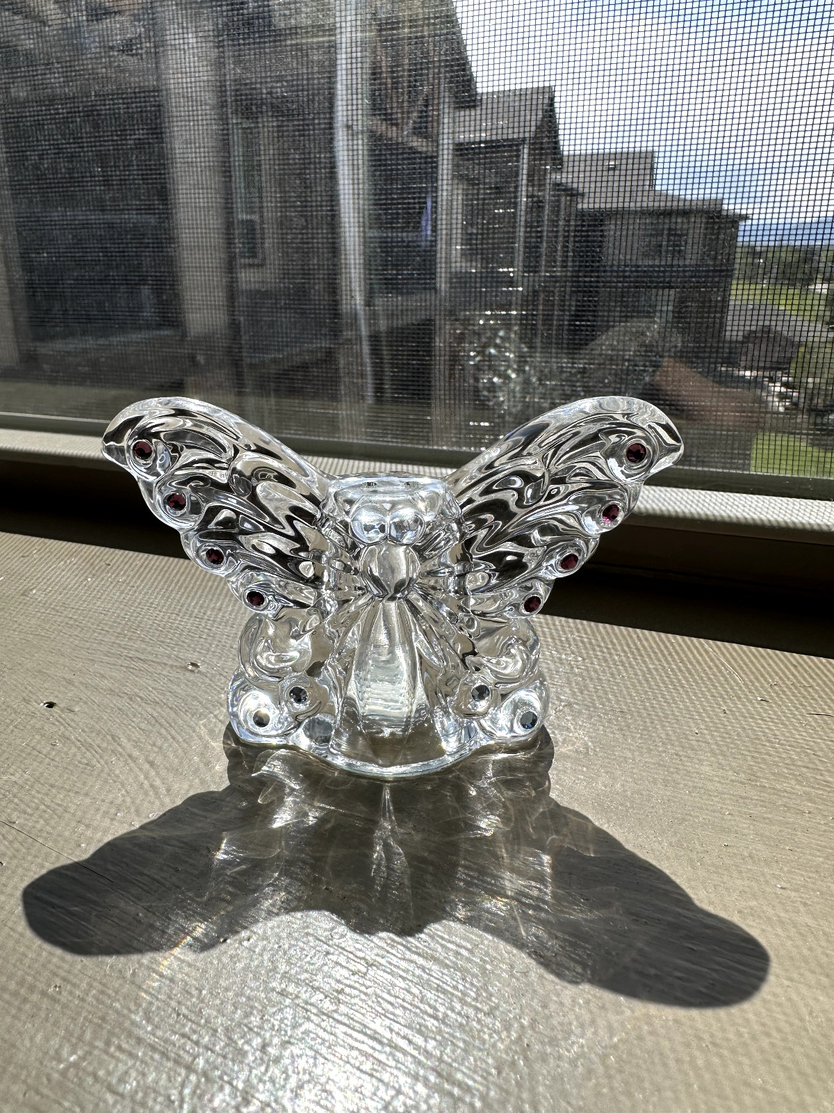 Lenox Full Lead Crystal Butterfly 