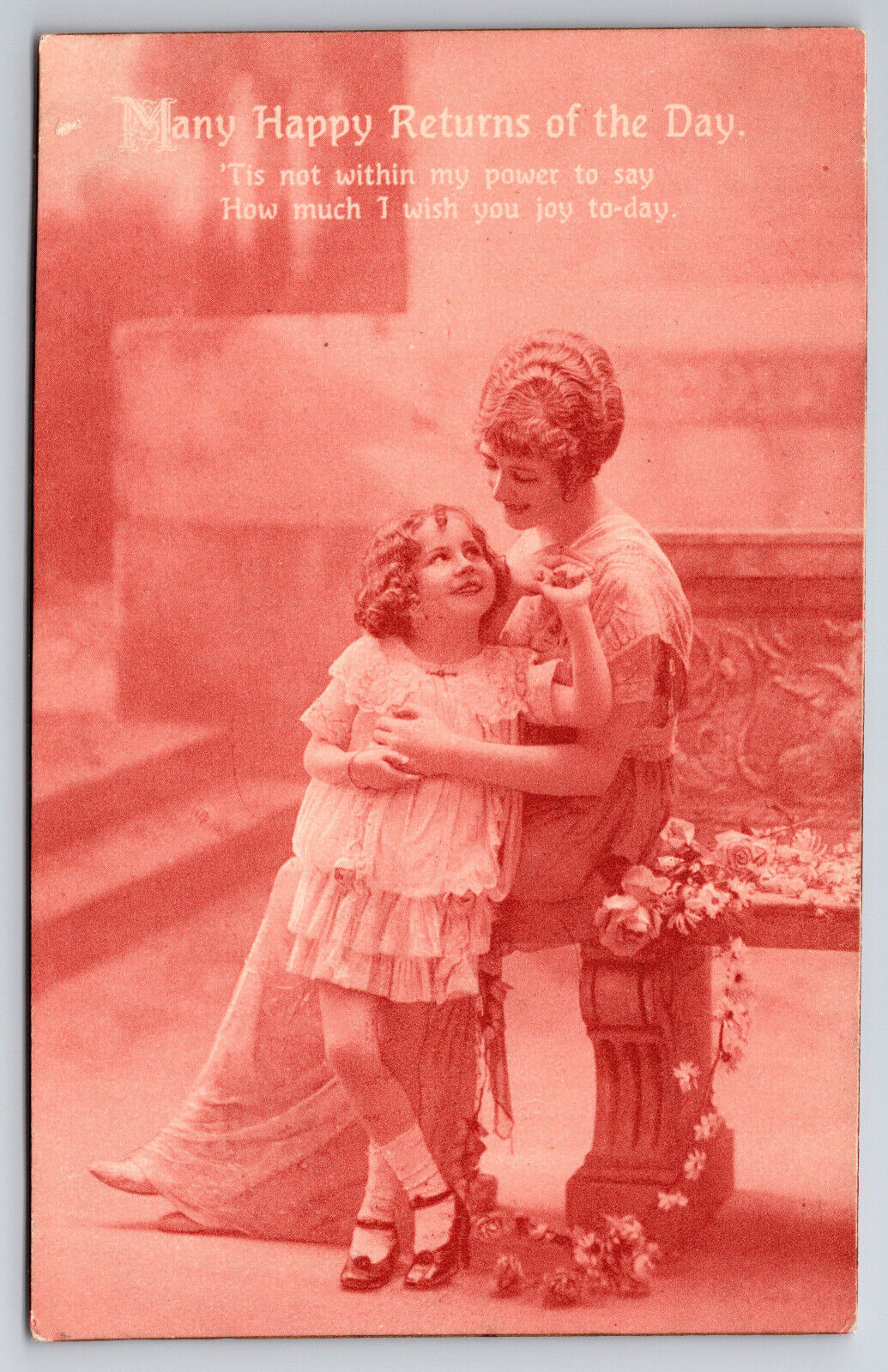 Vintage C1910 Postcard Mother And Daughters Love